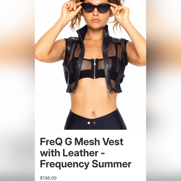 NWOT Buddahful FreQ G Mesh Vest - Picture 2 of 8